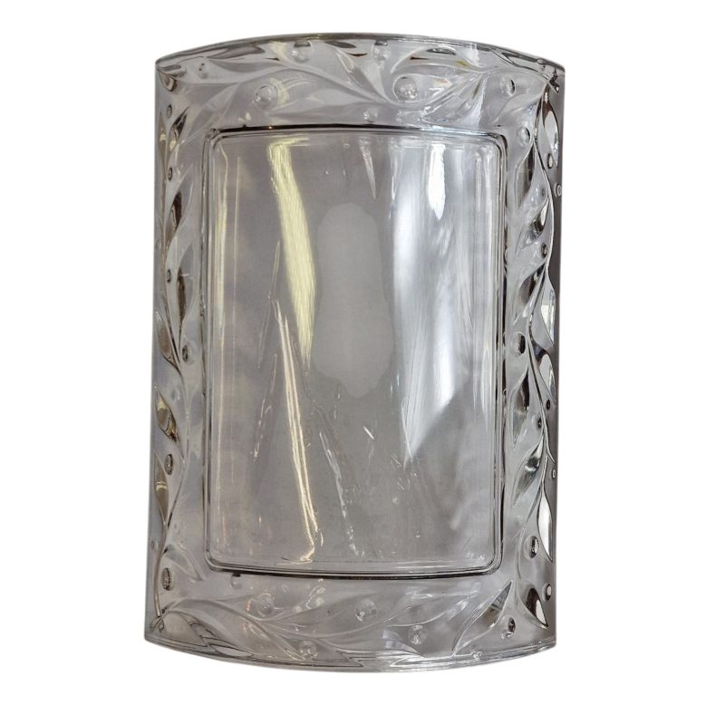 Moldura de Cristal D’Arques com Design de Folha – França, 1996