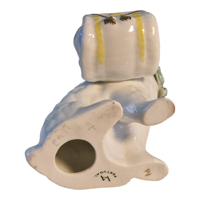 Paliteiro Gato com Cesto na Boca (12 cm) - Vista Alegre
