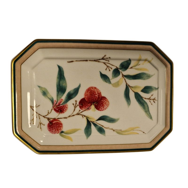 Caixa “Ricardo” – Coleção Lychee – Vista Alegre – Porcelana branca de alto brilho – 18,5 × 13 × 9 cm